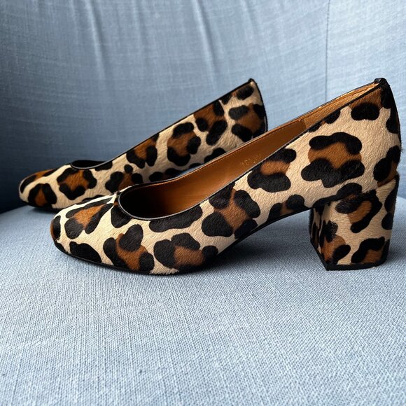 NEW with Box- Margaux- The Heel- HairCalf Animal Print- size 38.5W - Picture 4 of 5